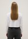 Girl's white pure cotton sweatshirt regular fit with embroidered heart_1