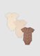 Three-pack of multicolour organic cotton short-sleeve bodysuits_0
