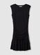Black Sleeveless Dress Regular Fit_5