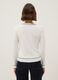 White viscose blend regular fit cardigan with buttons_2