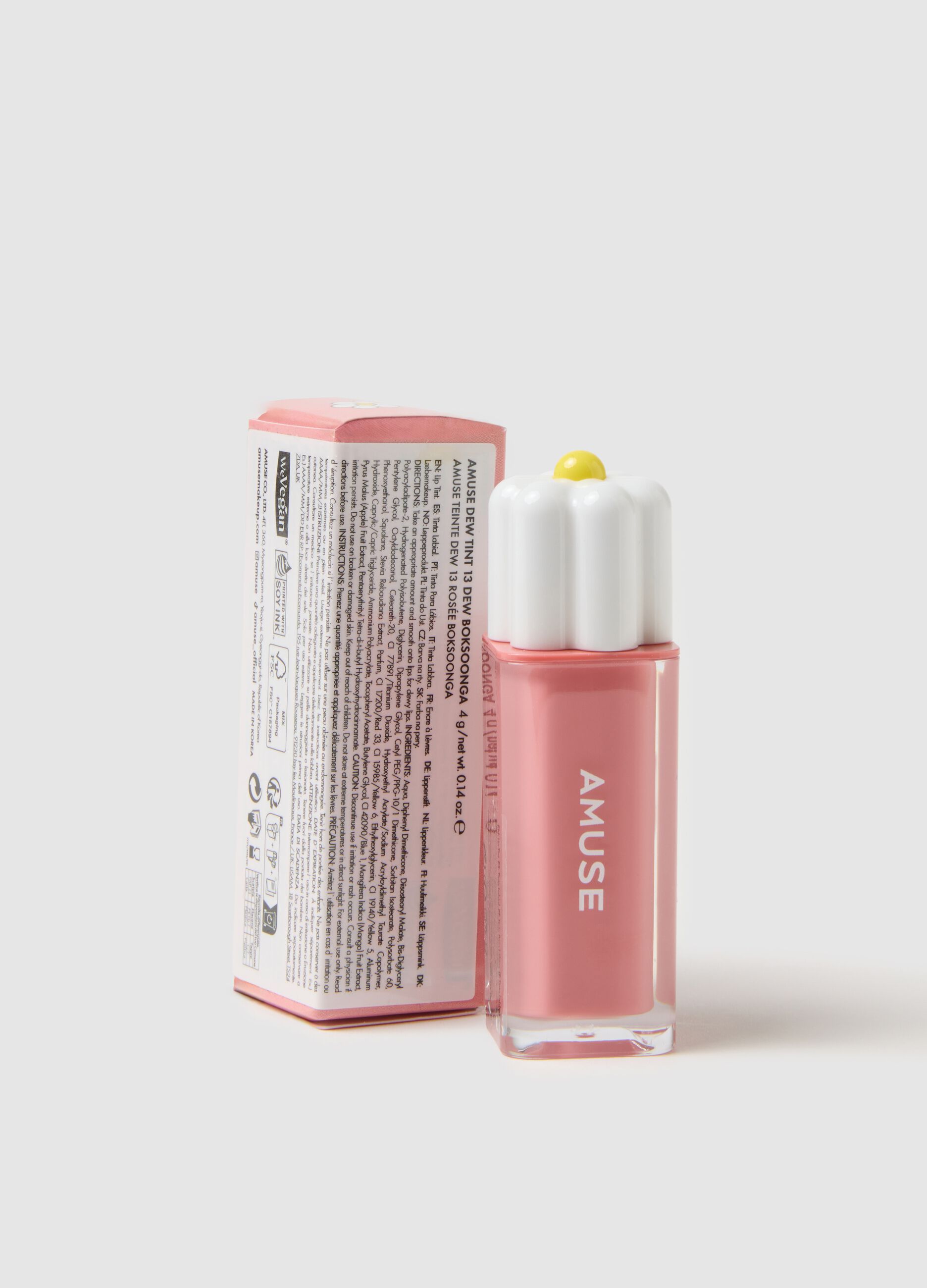 Water-based lip tint, offers great brightness with a lightweight long-lasting finish