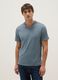 Grey pure cotton T-shirt with regular fit_1
