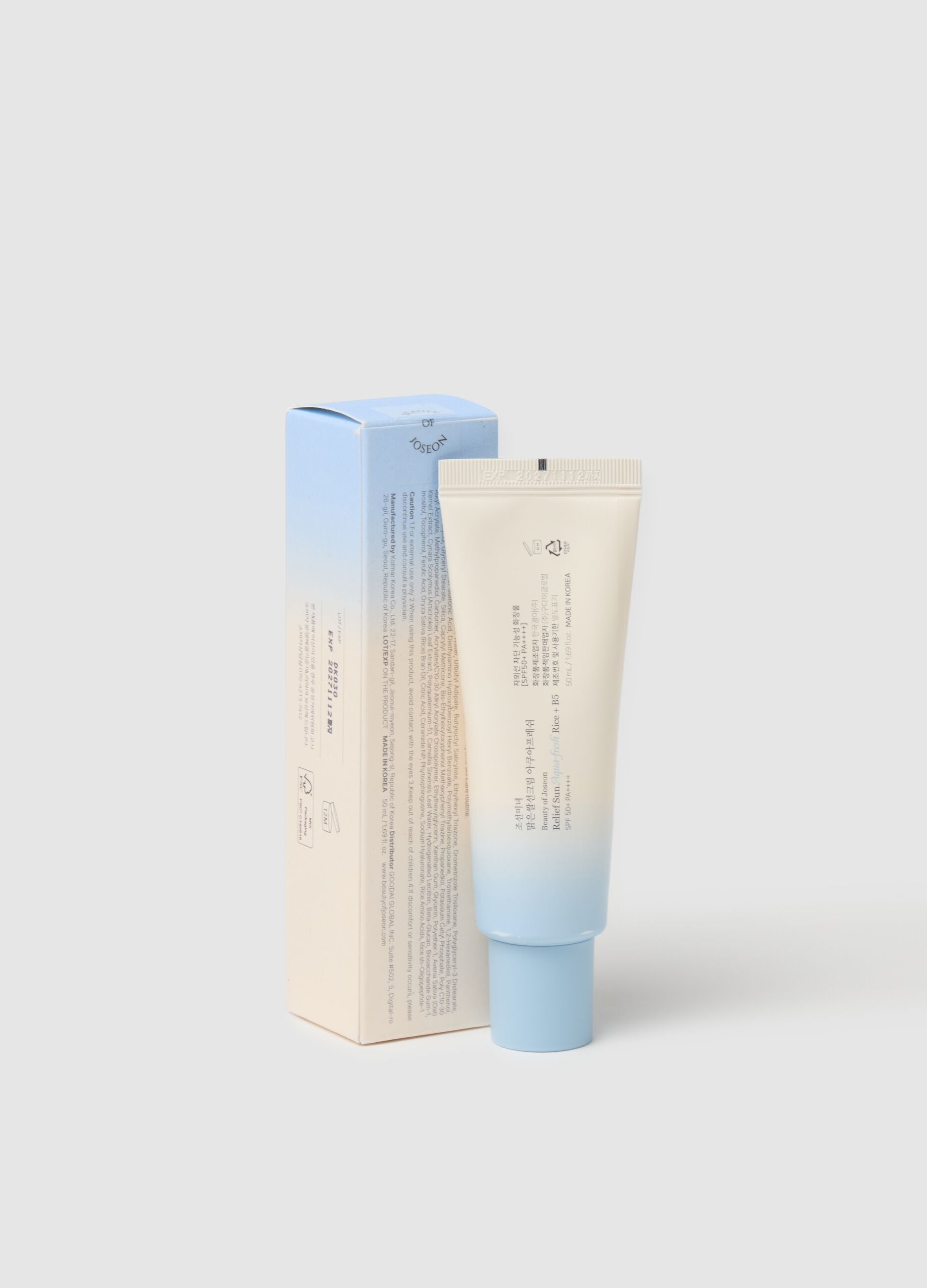 Protezione solare rinfrescante e idratante - skincare coreana