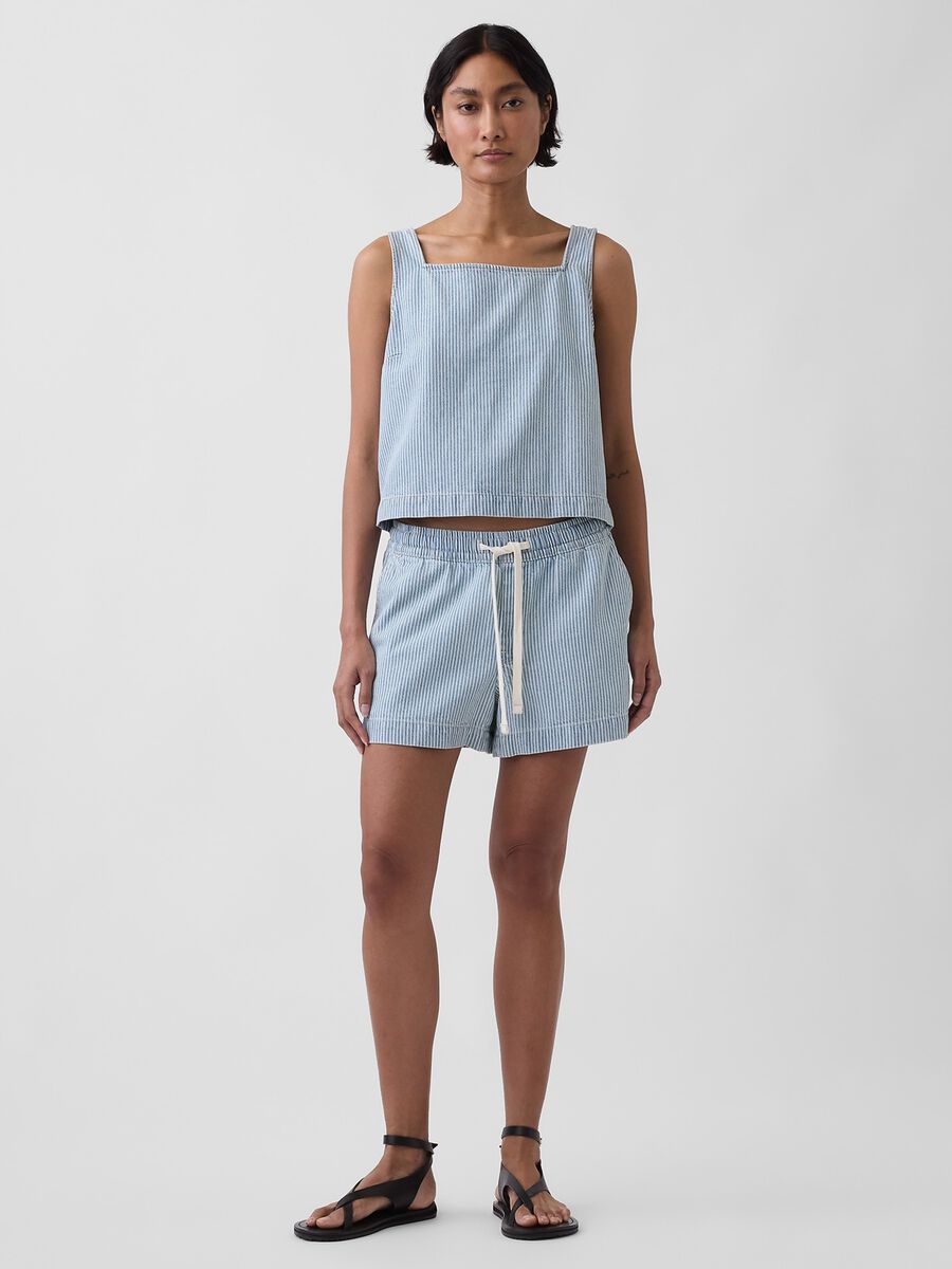 Cotton-blend shorts_0