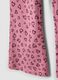 Girls&rsquo; pink organic cotton skinny leggings with heart print_3