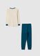 Multicoloured Pure Cotton Pyjama with Print for Boys_1