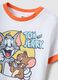 Multicolour pure cotton regular fit set for kids featuring Tom and Jerry_2