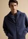 Breathable blue full-zip in 2-way stretch fabric_0