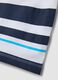 Blue and white striped pure cotton boys&rsquo; vest, regular fit_3