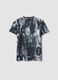 Boy's multicolor pure cotton t-shirt regular fit with prints_4