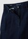 Blue Stretch Denim Wide Leg Trousers_6