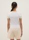 Girls&rsquo; white stretch cotton T-shirt, regular fit_1