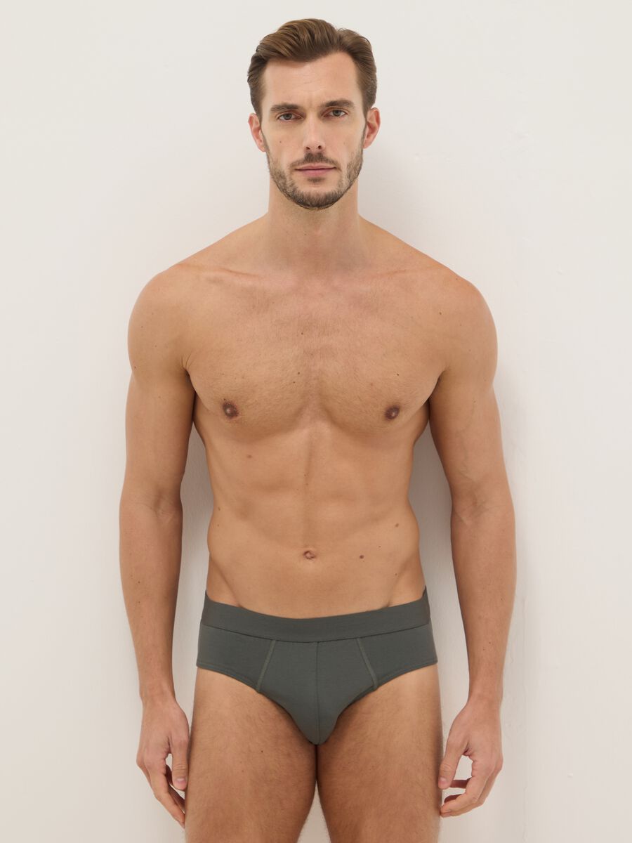 Multipack slip in cotone organico elasticizzato multicolor regular fit_0