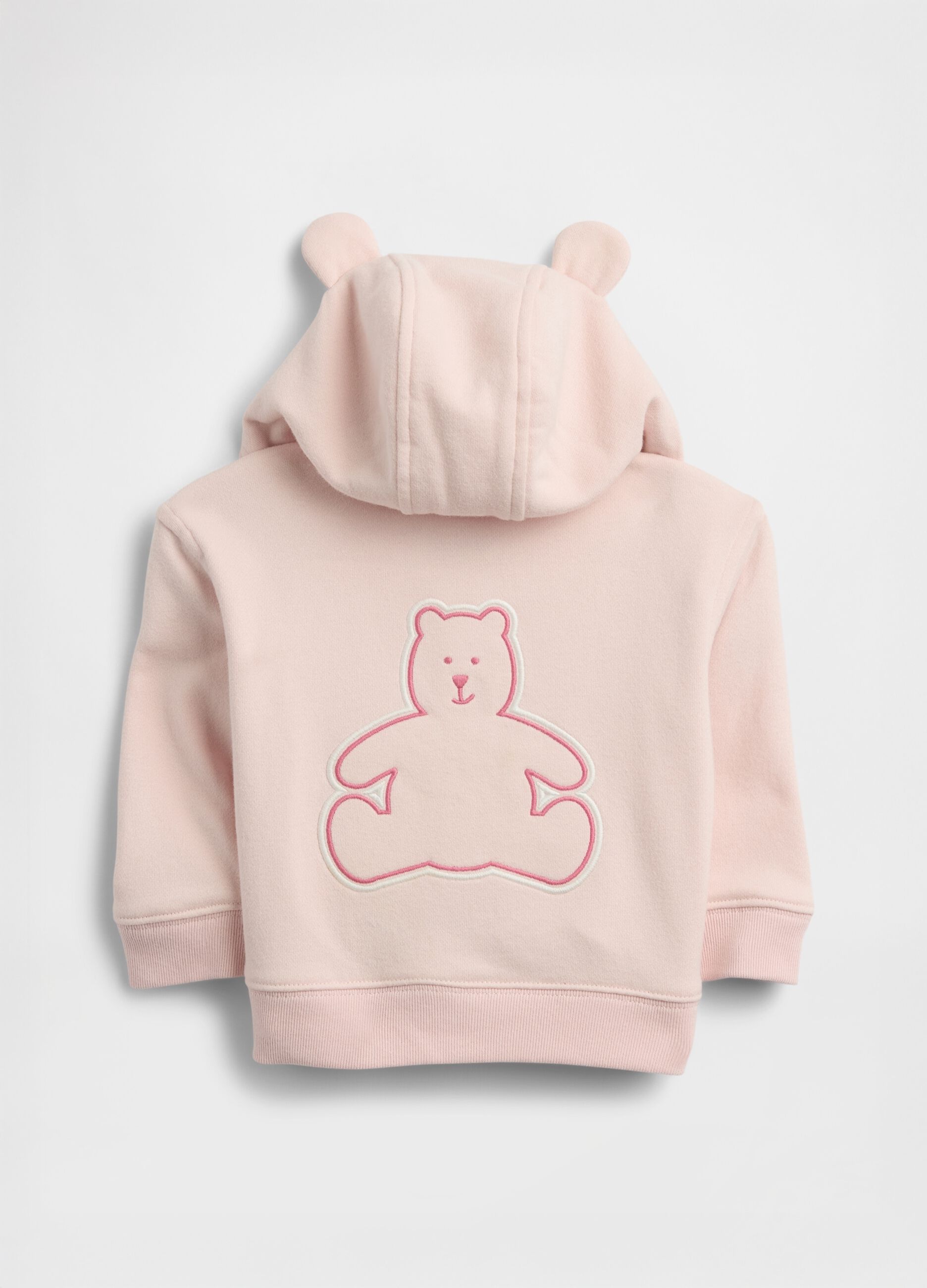 Cotton blend logo hoodie