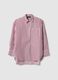 Multicolour striped pure cotton oversized fit shirt_4