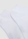 Multipack of kids' regular fit white cotton blend socks_1