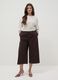 Multicolour striped linen blend regular fit t-shirt_1