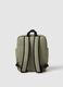 Green backpack with adjustable straps and multiple pockets_1