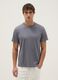 Grey pure cotton short sleeve T-shirt regular fit_0