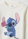 White long-sleeve regular fit cotton blend girl's T-shirt_2
