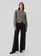 Bomber jacket in m&eacute;lange wool blend_1