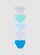Kids&rsquo; multicolour pure cotton slip multipack_1