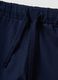 Girls&rsquo; blue 100% cotton shorts, regular fit_2