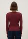 Red pure cotton long sleeve T-shirt regular fit_2
