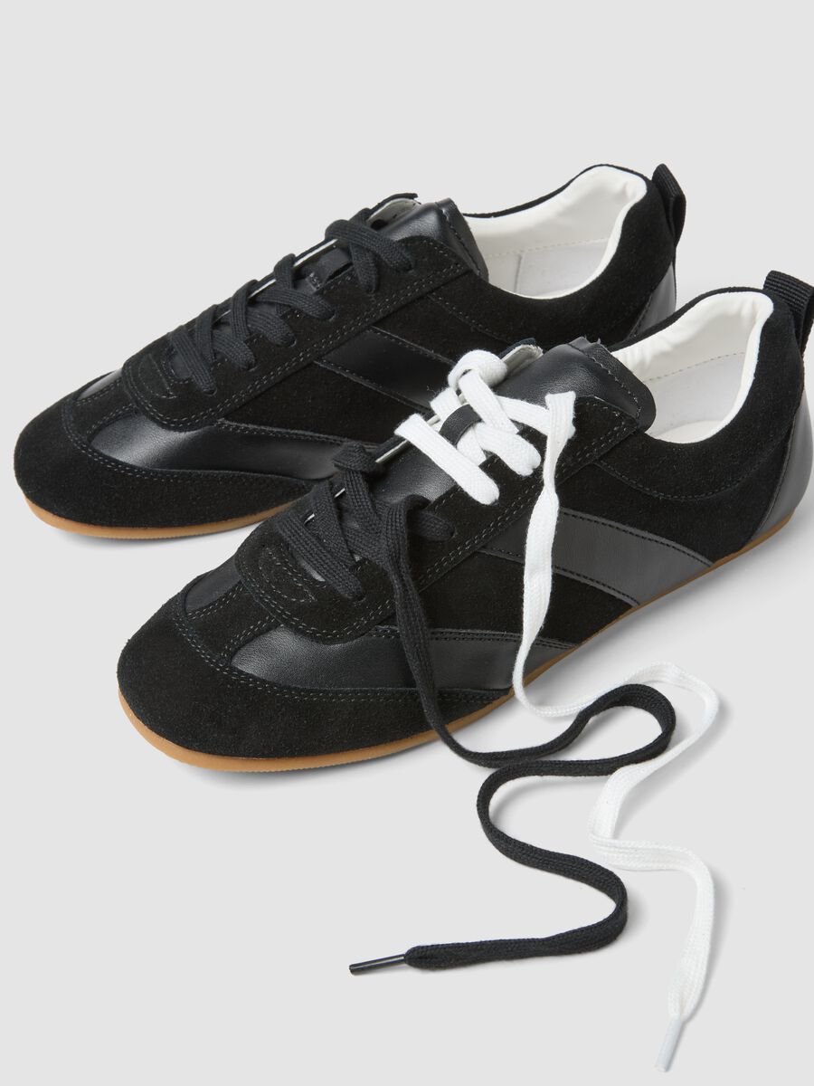 Black genuine leather sneakers_2