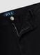 Black stretch cotton and viscose denim jeans &ndash; bootcut fit_2