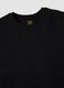 Black crew-neck vest in pure cotton, relaxed fit_5