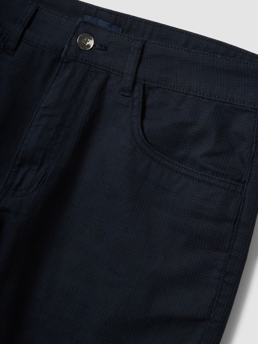 Bermuda blu in puro cotone regular fit_5