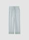 Multicolour pure viscose pyjama trousers with geometric pattern, regular fit_4