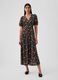 Long floral shirt dress_0