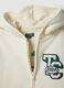 White pure cotton oversized kids' hoodie_2