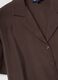 Brown oversized short-sleeve shirt in viscose blend_2