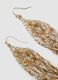 Dangling Earrings with Multicolour Glass Beads_2