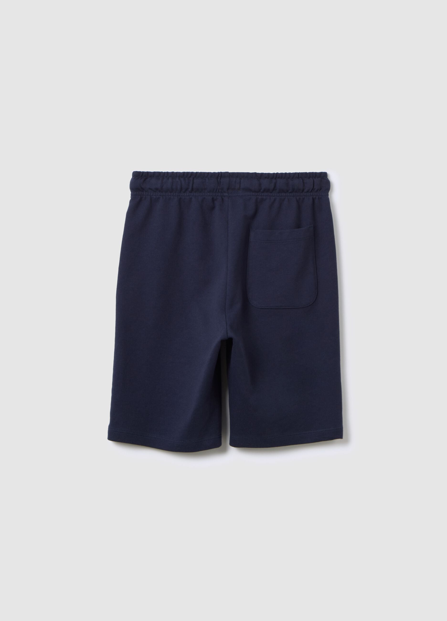 Boys&rsquo; blue shorts in 100% cotton with regular fit