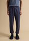 Blue regular-fit joggers in Easy Dry stretch fabric_1