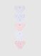 Multipack of multicolour girls' briefs in pure cotton regular fit_0