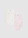 Two-pack multicolour pure cotton bodysuit regular fit for girls_0