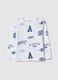 Children's white pure cotton regular fit t-shirt_0