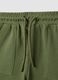 Boys' regular fit green organic cotton shorts_2