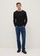 Comfort fit stretch cotton blue jeans_0