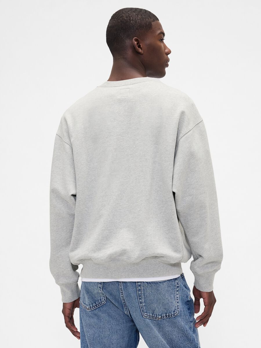 Grey Sweatshirt with Logo_1