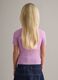 Girls' Regular Fit Purple Ribbed Viscose Blend Jumper_1