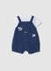 Multicolour Pure Cotton Baby Romper with Snap Closure_0
