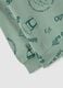Kids' regular fit pure cotton green sweatshirt with print_3