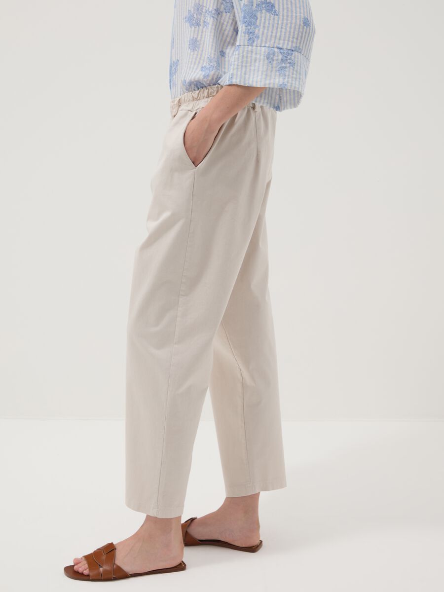 Beige stretch-cotton trousers_4