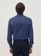 Blue slim-fit stretch cotton poplin shirt_3